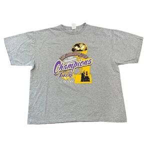 Los Angeles Lakers 2010 Back To Back Nba Champions T Shirt Mens L